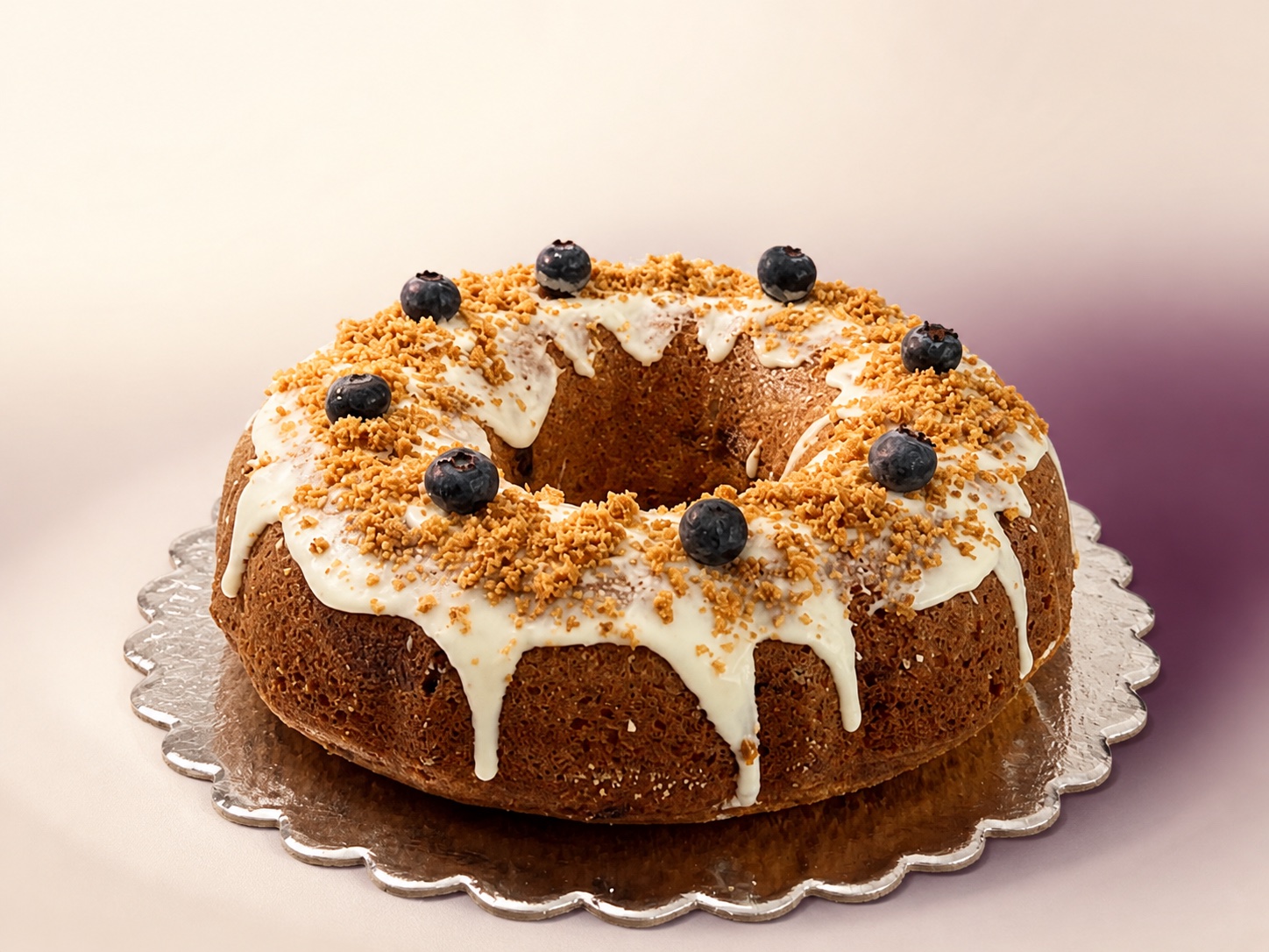 Torta de Crumbl de Blueberry